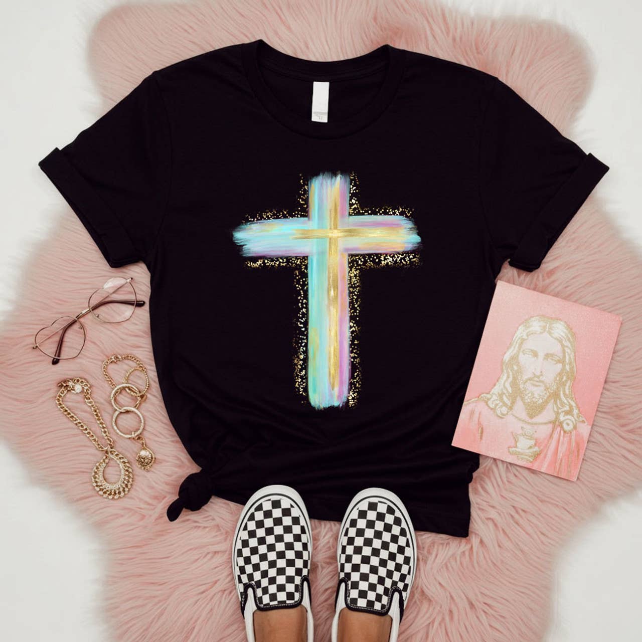 Painted Cross Tee