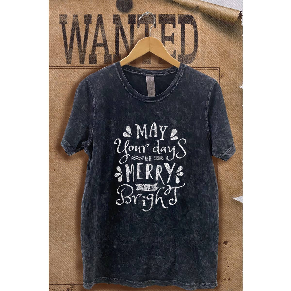 Christmas Season Vintage  Mineral Wash Vintage  Graphic  Tee