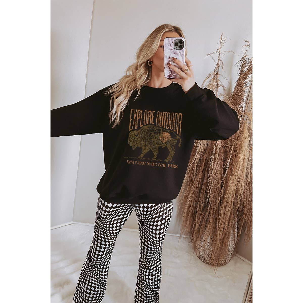 Explore Outdoor Buffalo Graphic Sweatshirts