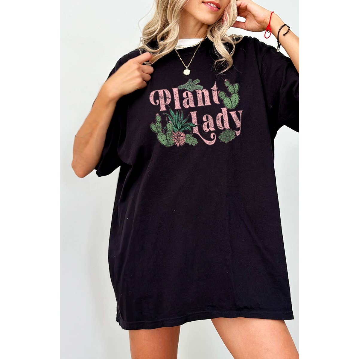 Plant Lady Graphic Oversized Tee