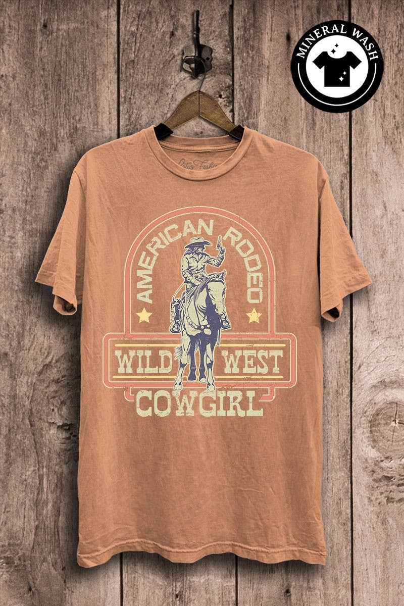 American Rodeo Cowgirl Graphic Top
