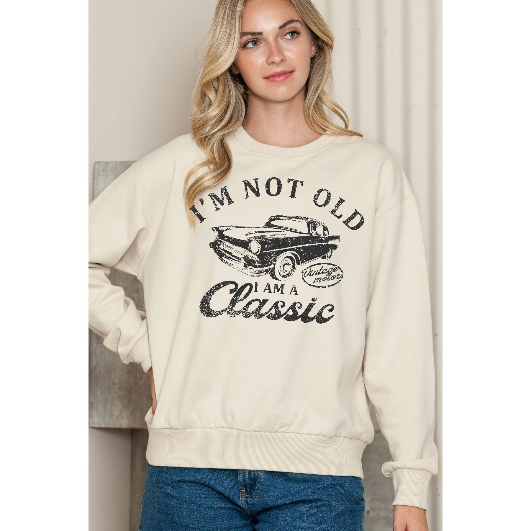 I Am Not Old I Am Classic Crewneck Sweater