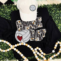 Volleyball Leopard & Sequins Sweatshirt