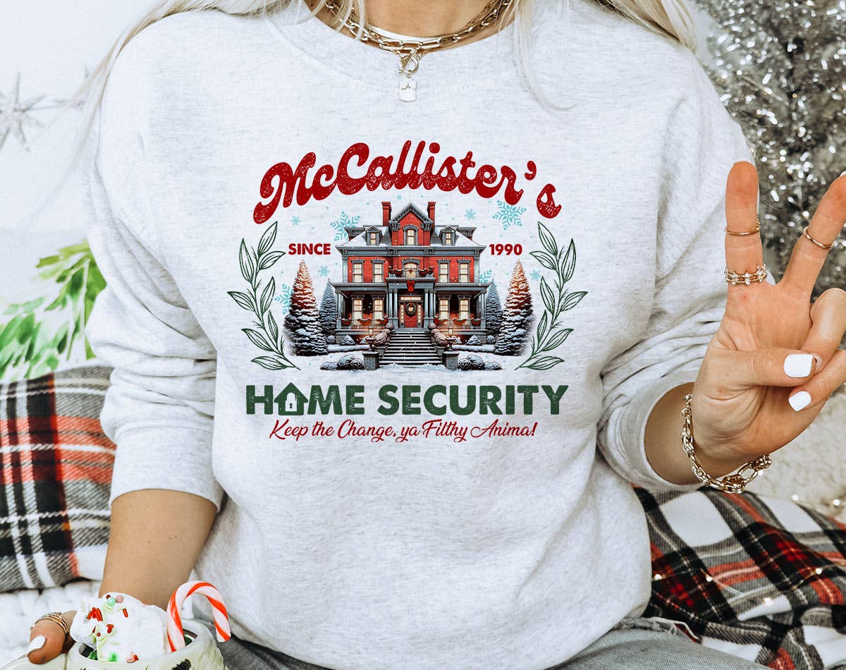 Mccallister's Home Security - Funny Christmas Sweatshirt