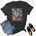 Retro Boho Flowers Graphic Tee