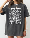 Never Better Skeleton, Peace, Ghost, Halloween T-Shirt