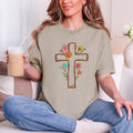 Floral Cross Tee