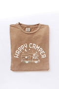 Happy Camper Graphic Top - Retro/Vintage Design