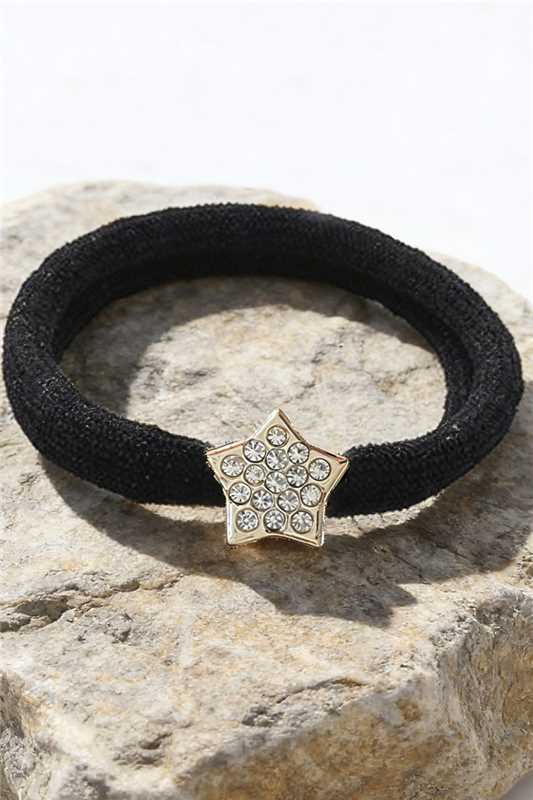 .0212 Star Charm Hair Ties Bundle of 24 SI-29494