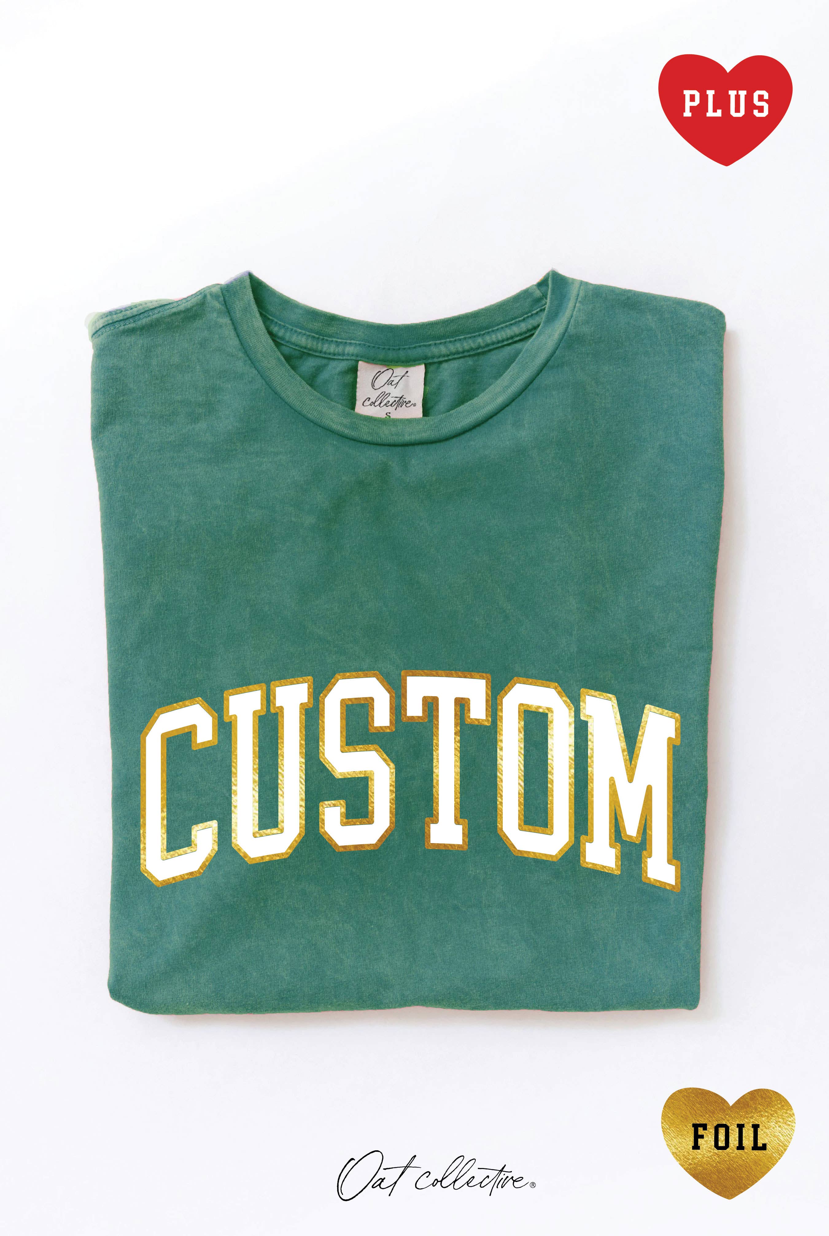 Custom Foil/Ink Plus Mineral Graphic Top