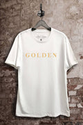 Golden Graphic Top