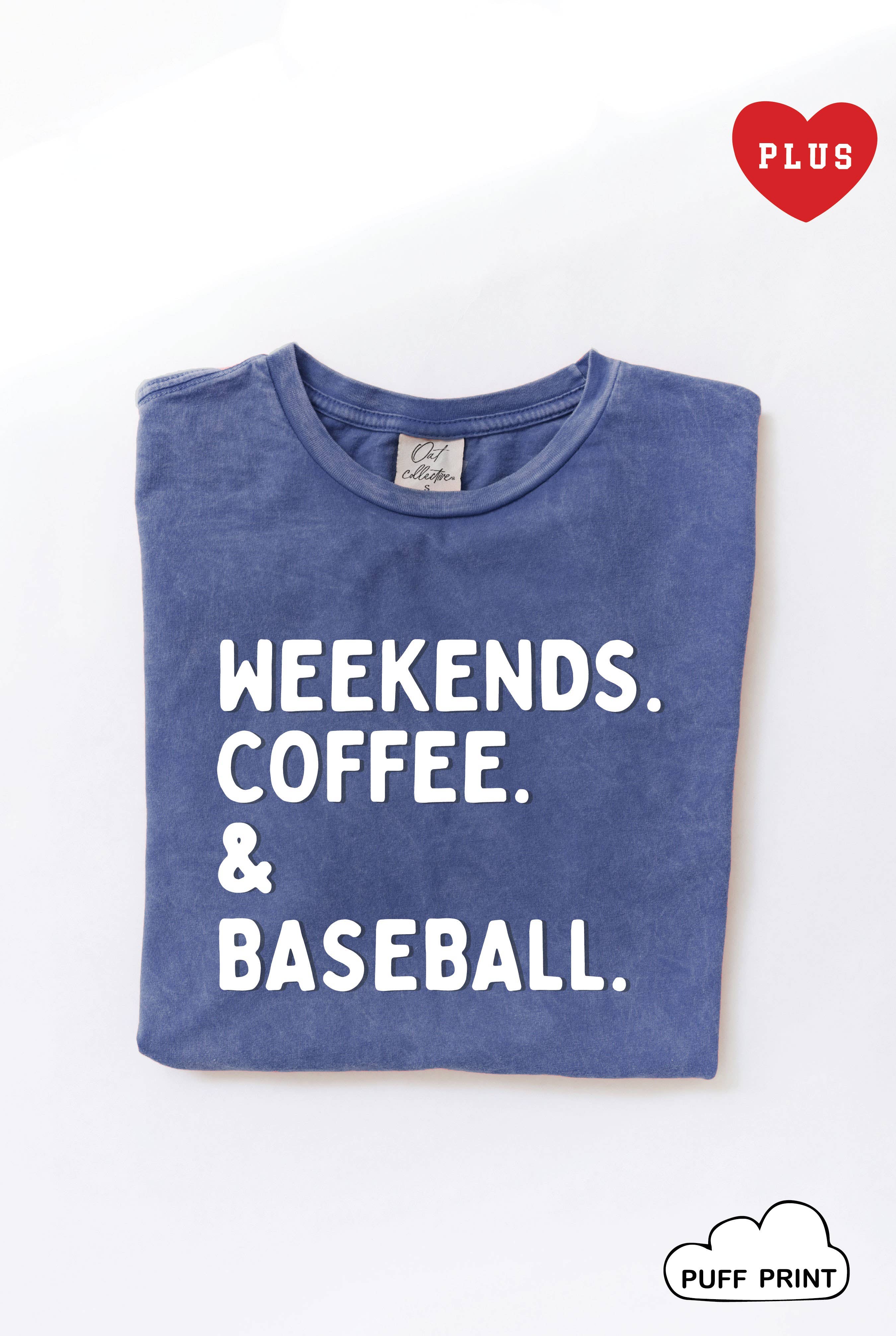 Weekends Coffee Puff Plus Mineral Graphic Top