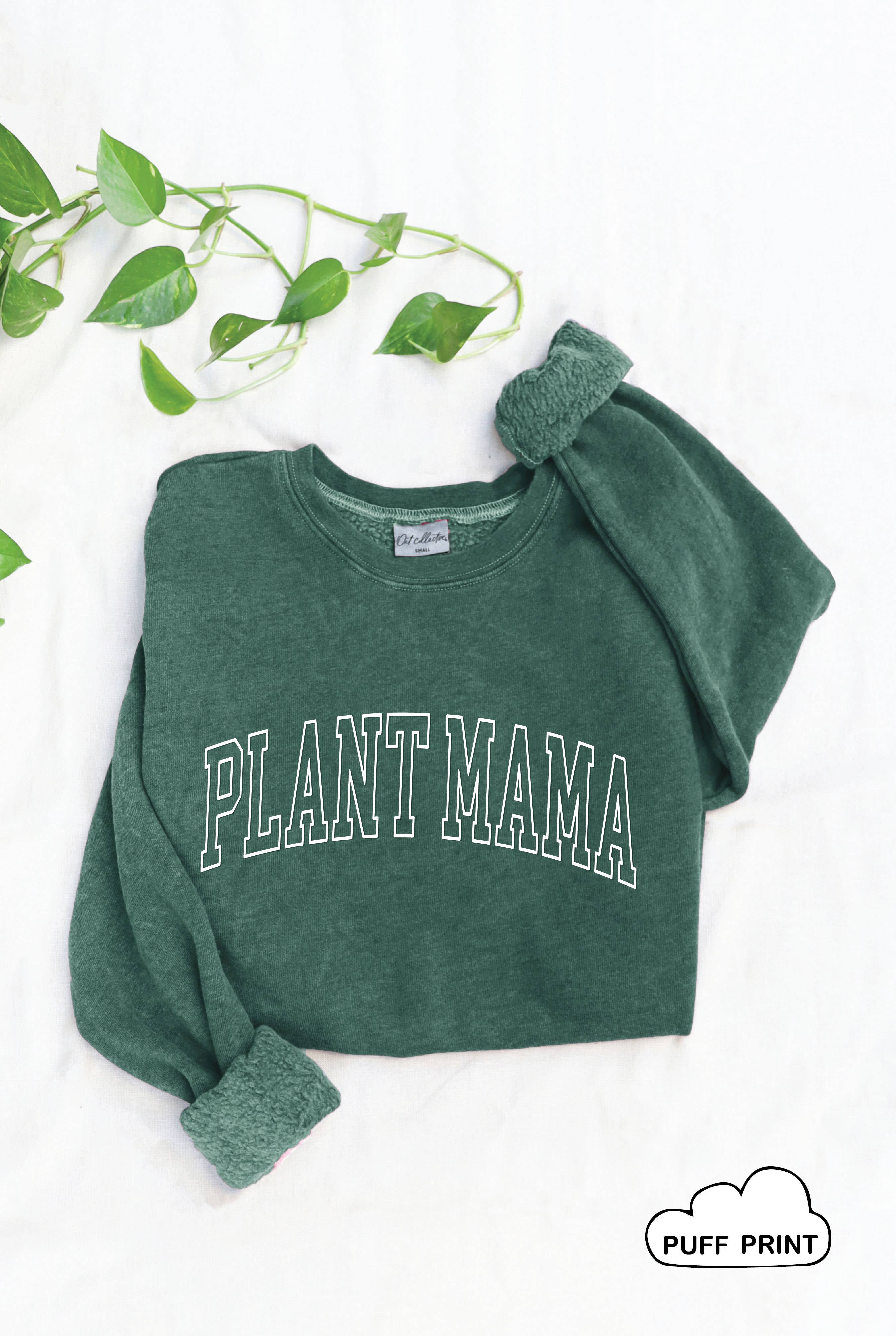 Plant Mama Puff Mineral Graphic Sweatshirt