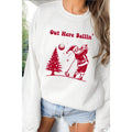 Out Here Ballin Christmas  Vintage  Graphic  Sweatshirts