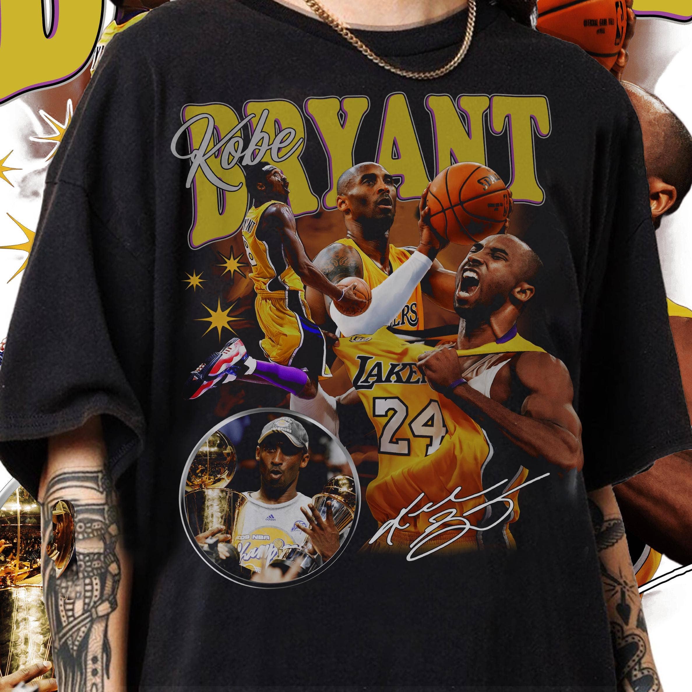 Vintage 90S Kobe Bryant Graphic T-Shirt Retro Unisex Gift
