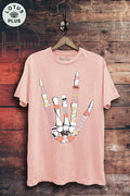 Skeleton Hand Graphic Top