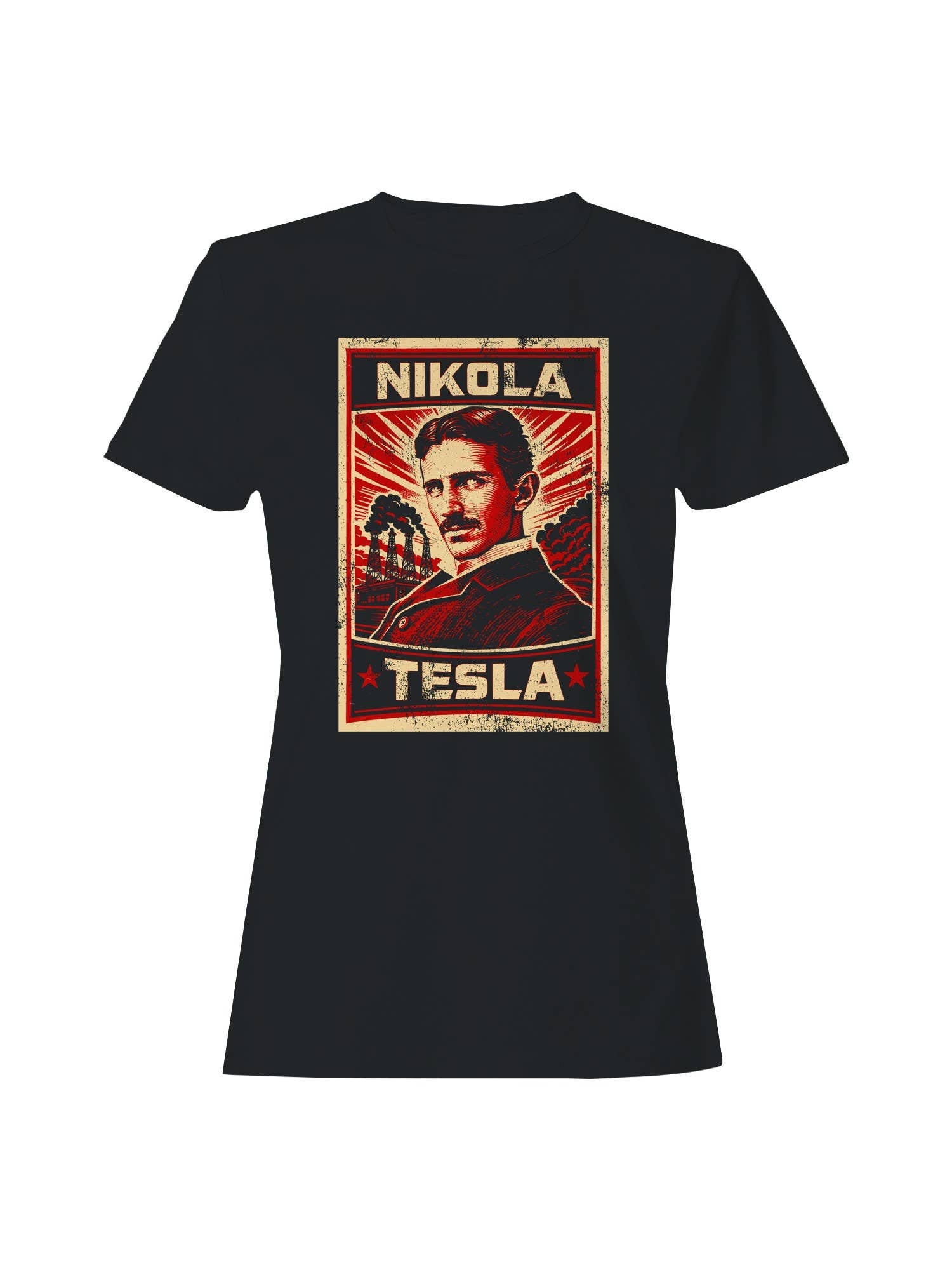 Visionary Inventor Retro Power Art Women's T-Shirt