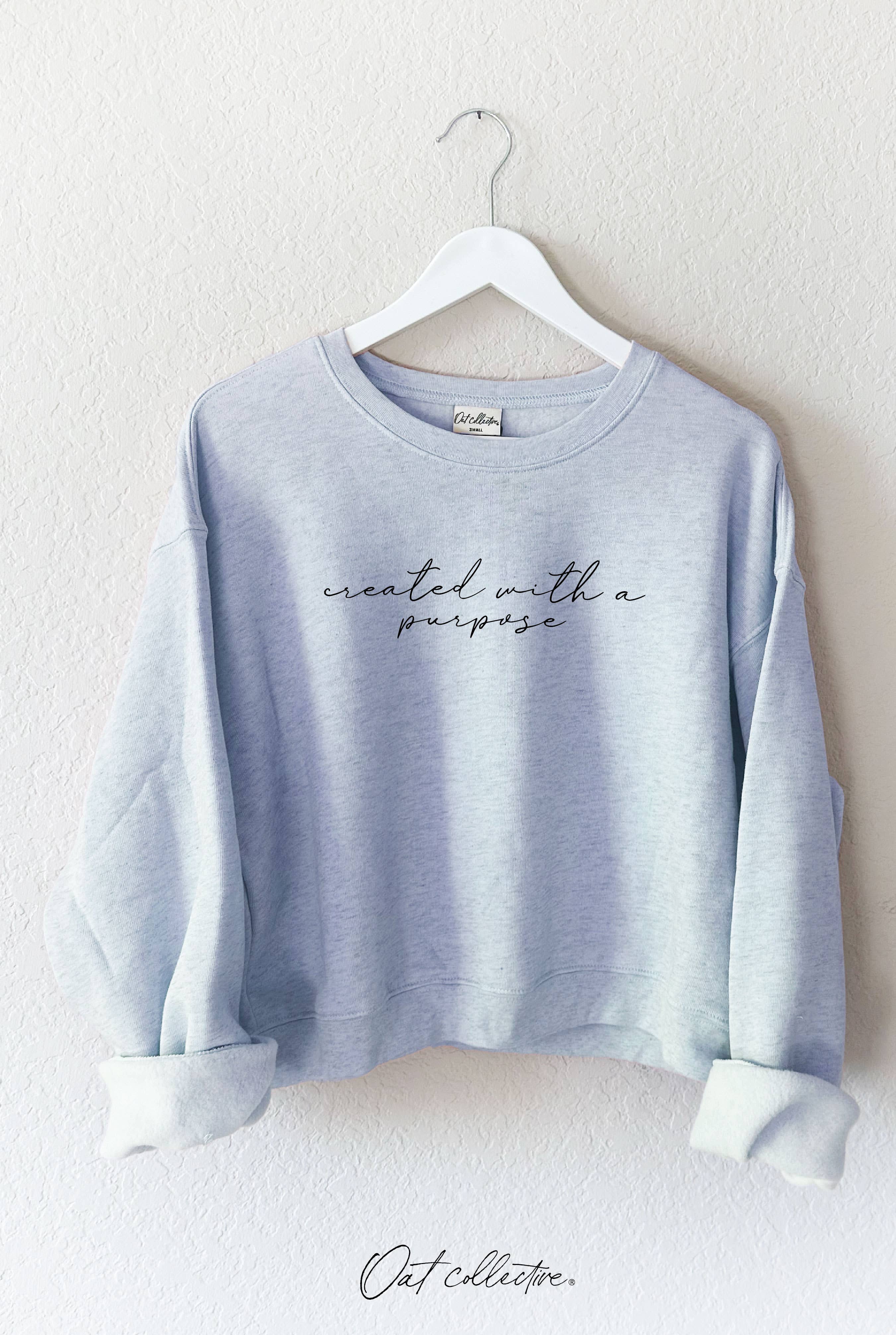 Created with A Purpose Mid Graphic Sweatshirt