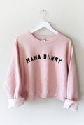 Mama Bunny Mid Graphic Sweatshirt