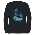 Cosmic Whales & Northern Lights Men's Sweatshirt