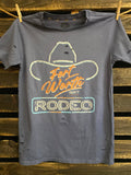 Fort Worth Rodeo 1987 Vintage  Distressed T-Shirt