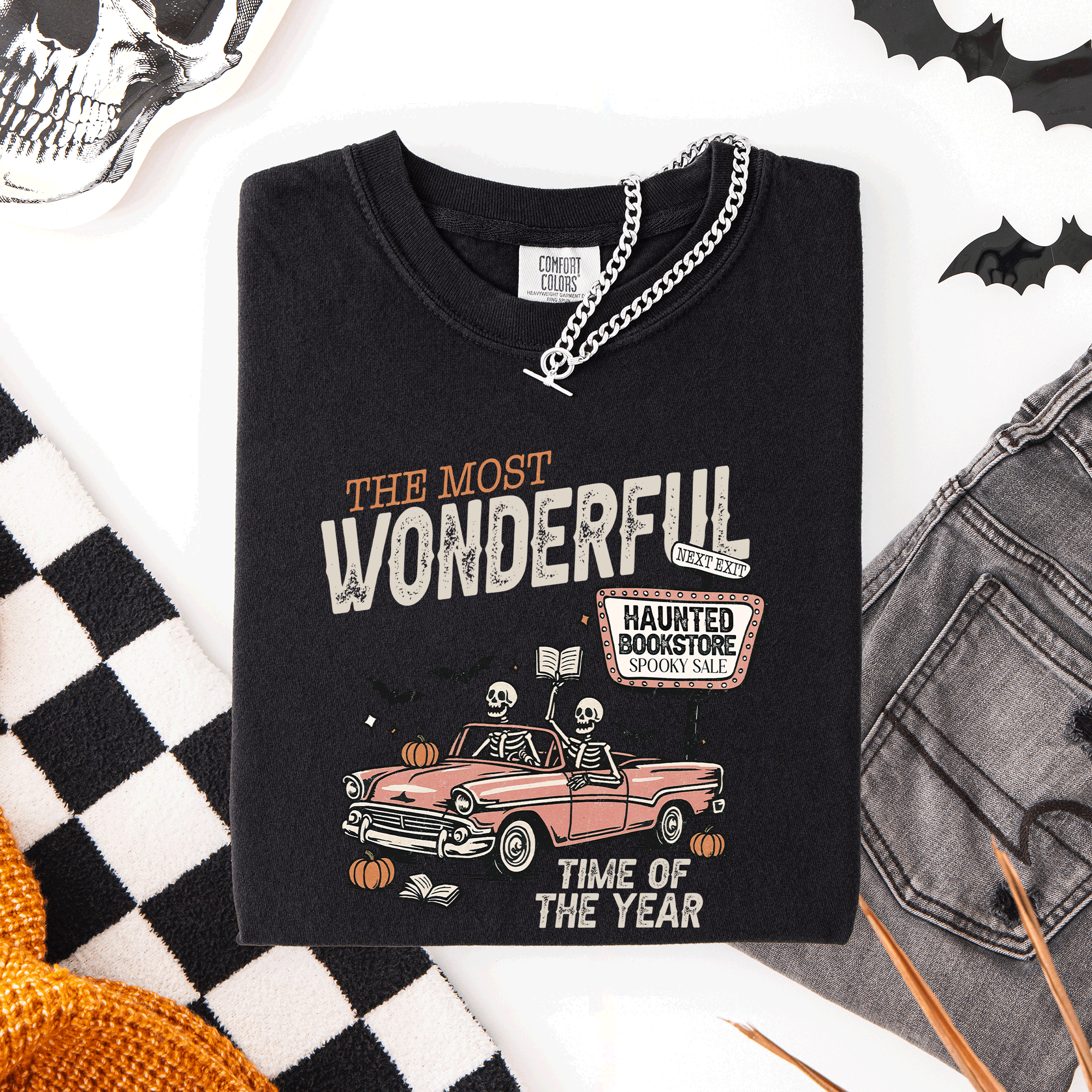 The Most Wonderful Time of the Year Halloween Library Tee