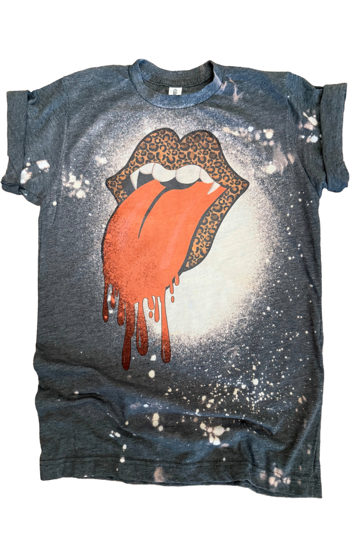 Vampire Leopard Tongue Bleached Tee