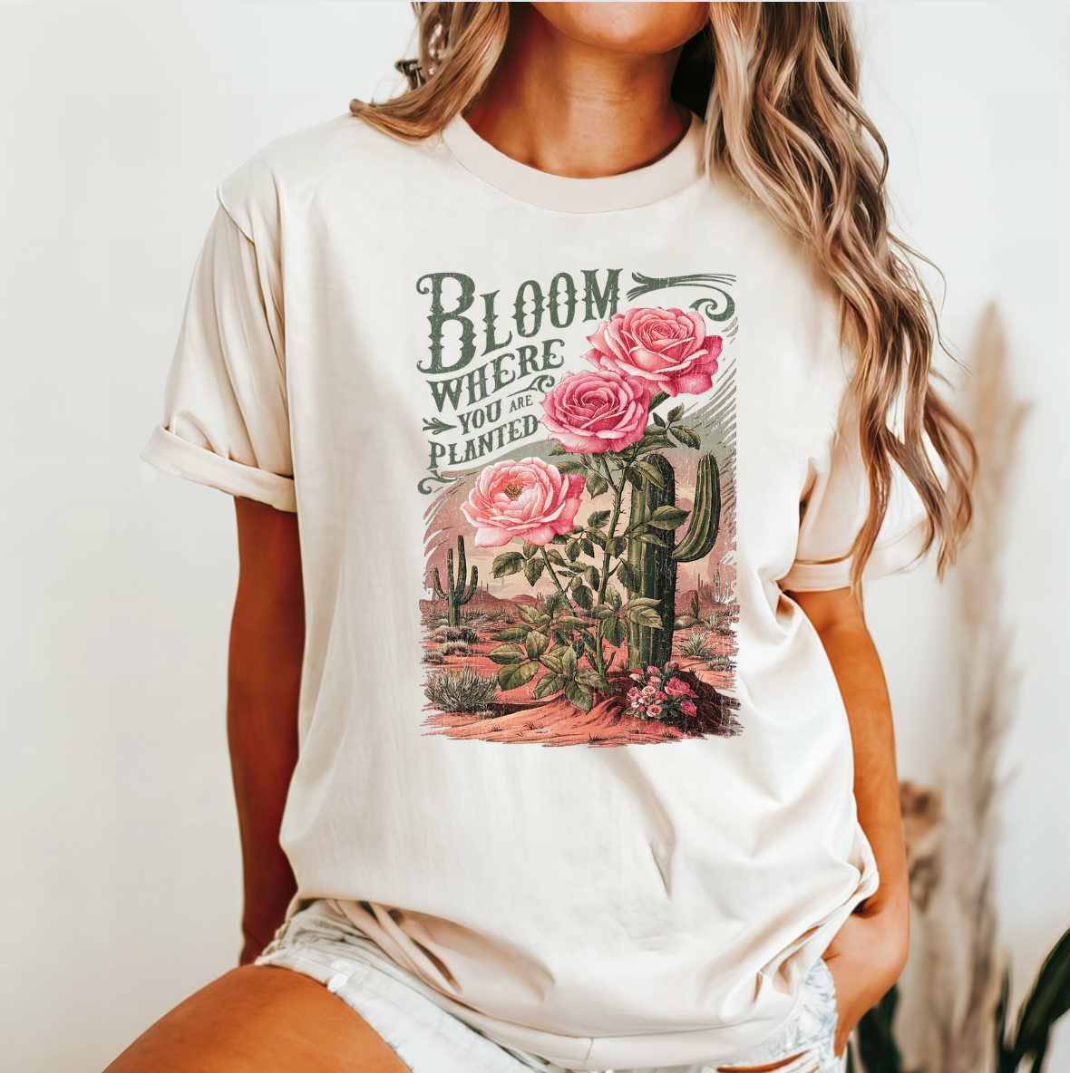 Bloom Where You Are Planted Tee