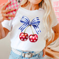 Coquette Cherries  July 4th Graphic Shirt | Comfort Color