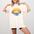 Beach Floral Sunset Summer Vibes California Tshirt