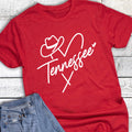 Tennessee Heart and Cowboy Hat Graphic Tee