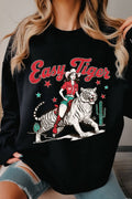 Easy Tiger Cowgirl Graphic Brushed Sweatshirts
