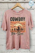 Cowboy Take Me Away-Hand Drawn