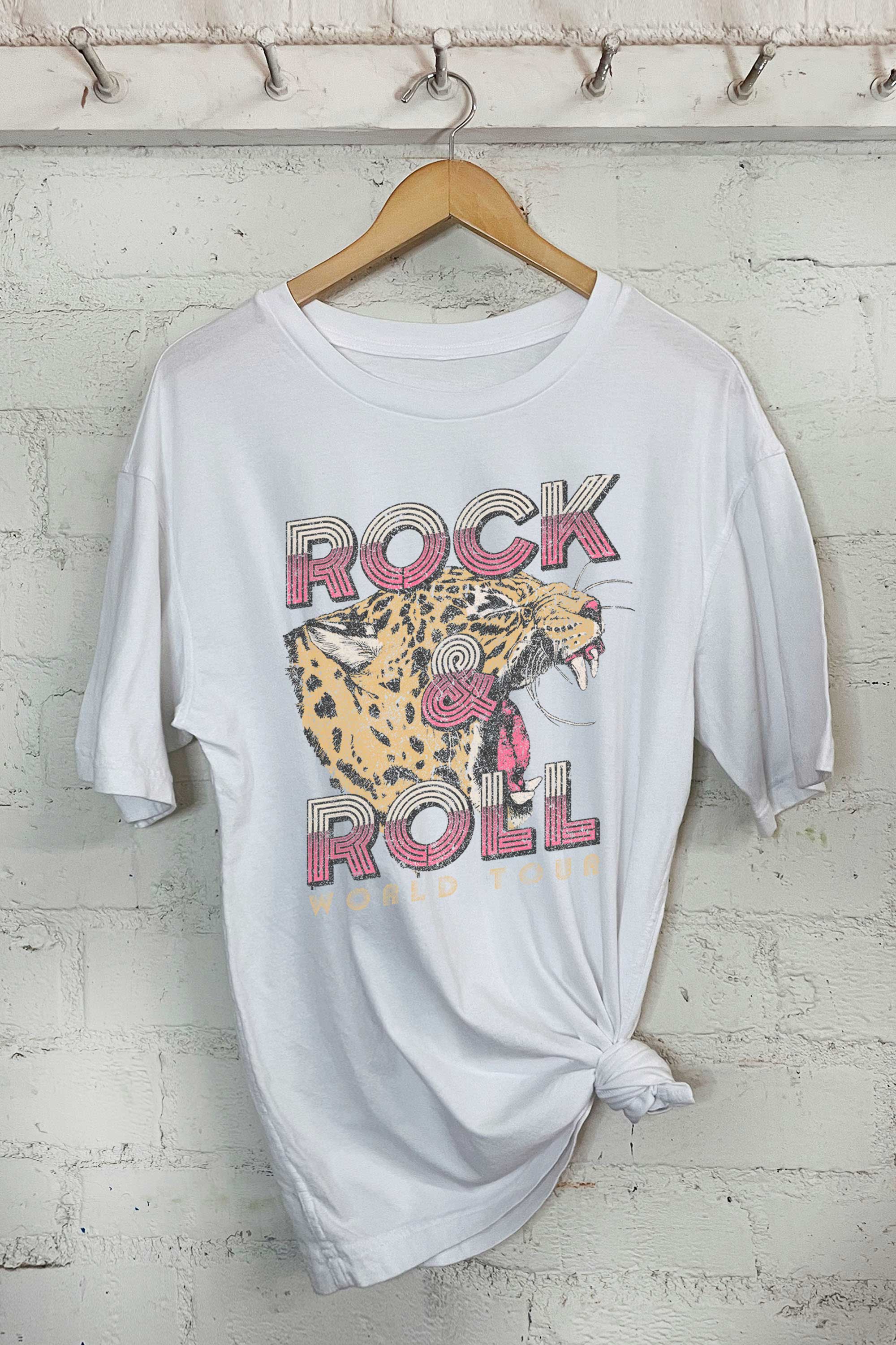 Rock and Roll Leopard-Oversized Tee
