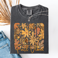Fall Vibes, Colorful Autumn Flowers, Comfort Colors T-Shirt