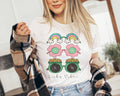 St Patricks Day - Lucky Vibes Gold Rainbow Shirt