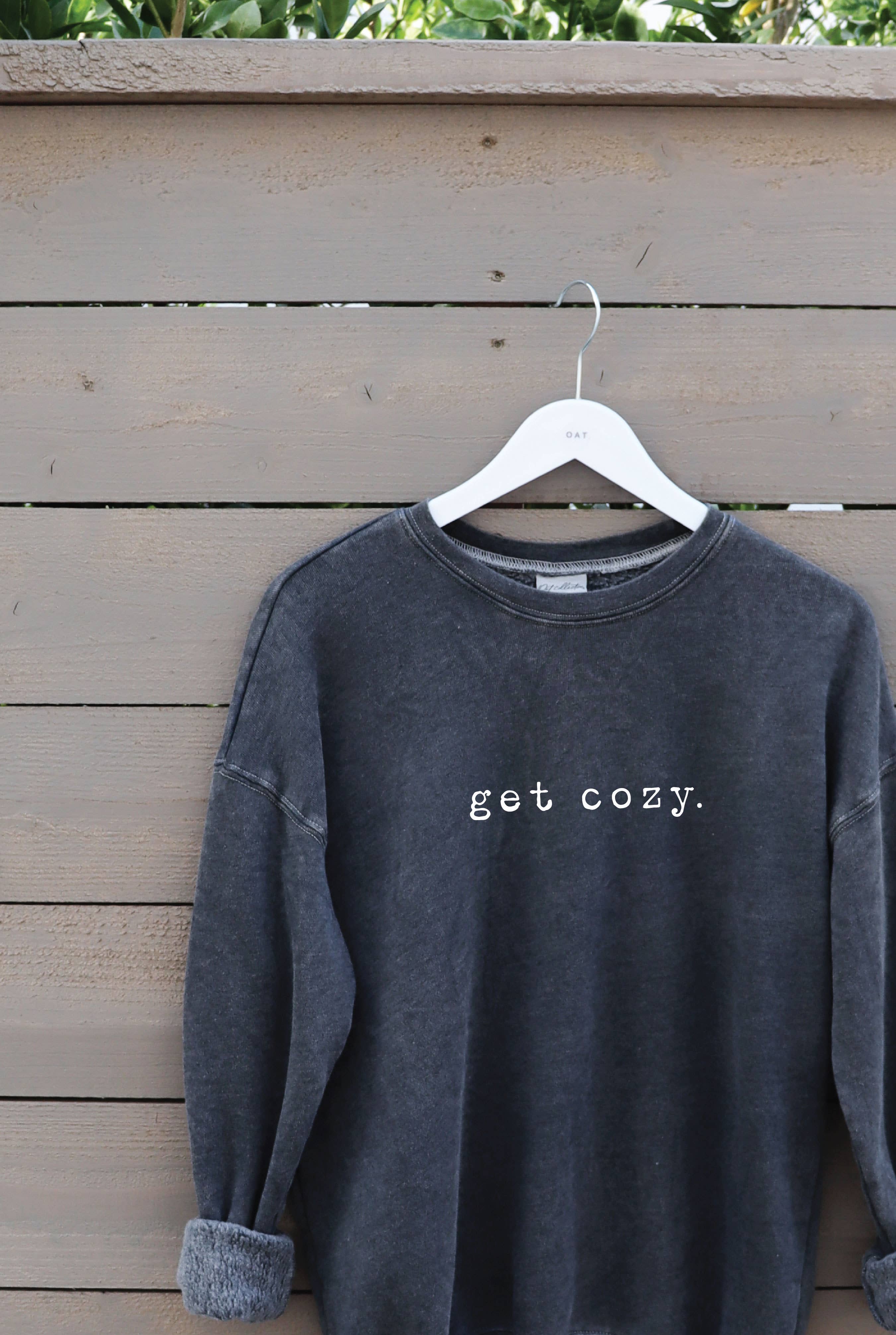 Get Cozy Mineral Graphic Sweatshirt