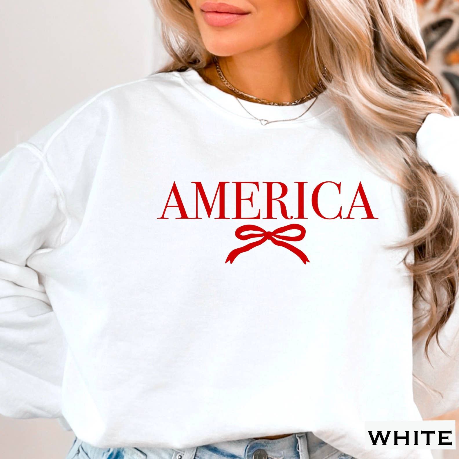 Coquette America | July 4th Patriotic Sweatshirt