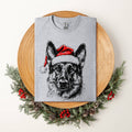 German Shepherd, Santa, Dog, Christmas Dog Lover Pet T-Shirt