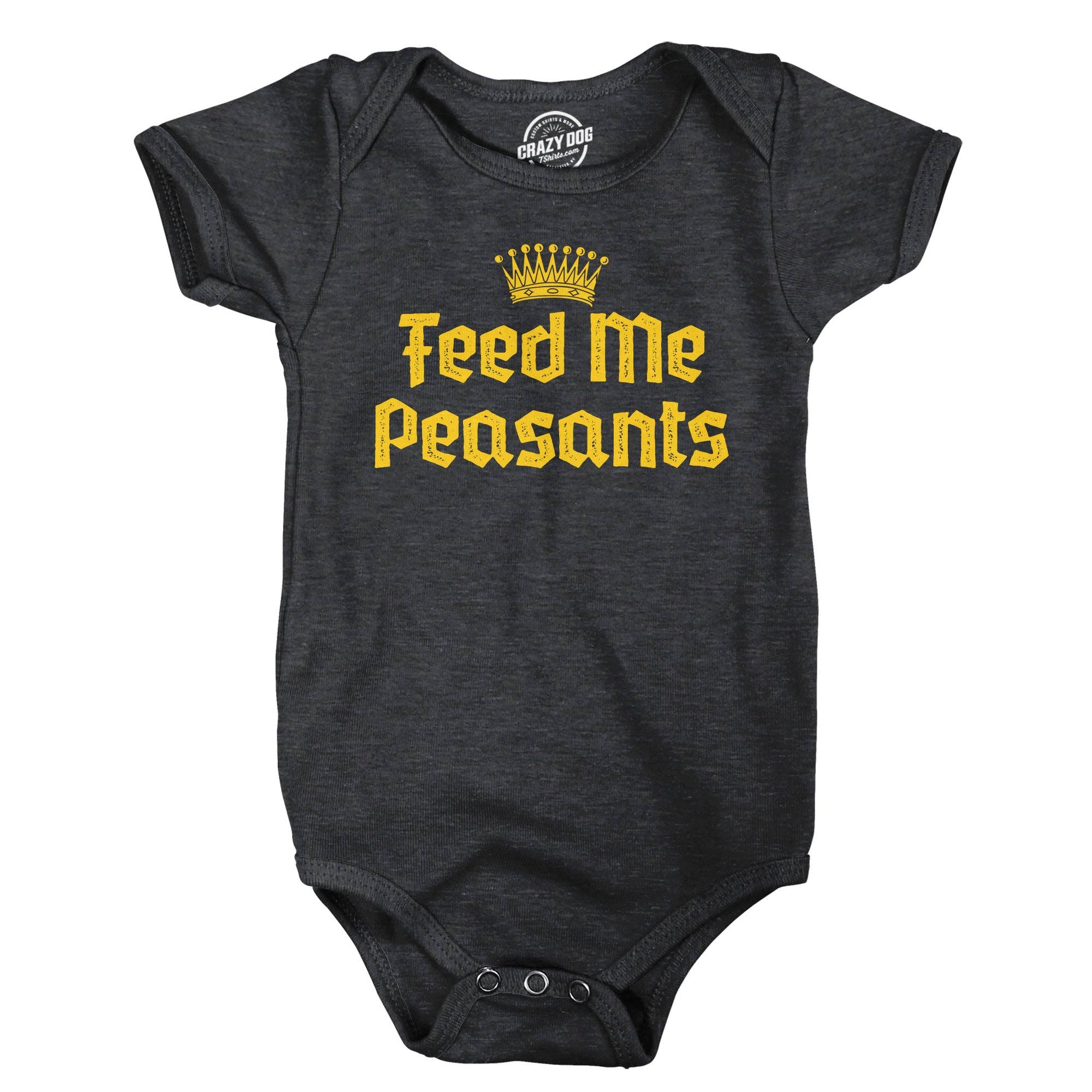 Feed Me Peasants Baby Bodysuit