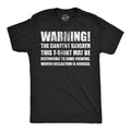 Warning the Content Beneath This T Shirt May Be Disturbing To Some Viewers Men's T Shirt