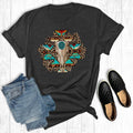 Serape Turquoise Cow Skull