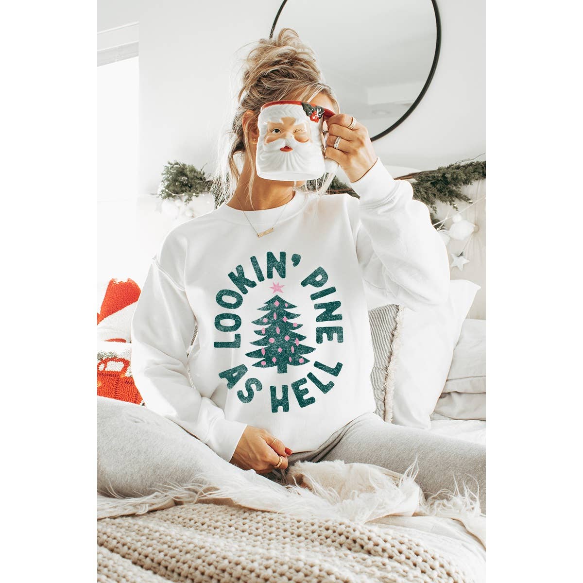 Lookin Pine As Hell Vintage Graphic Sweatshirts
