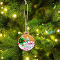 Gift Box Tree Print Ornament For Christmas Tree
