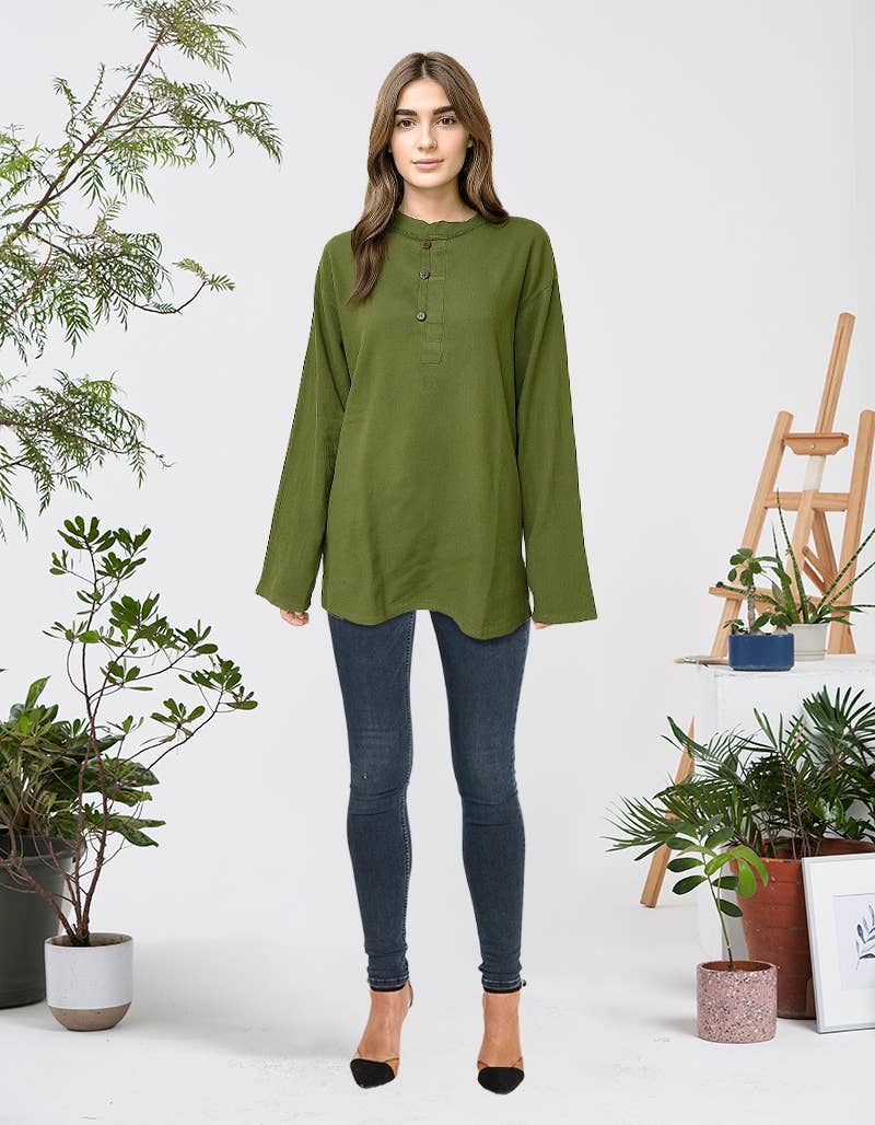 Unisex Clothing-Cotton Shirt (KT-1643)