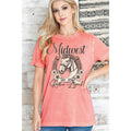 Midwest Rodeo Legend Mineral Wash T Shirt