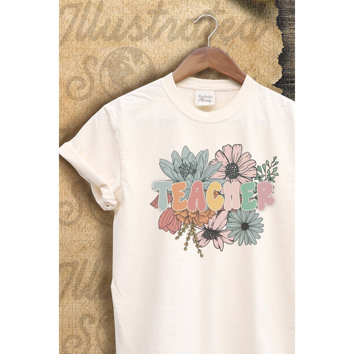 Teacher Vintage Graphic  Tee