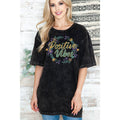 Positve Vibes - Unisex Oversized Mineral Wash