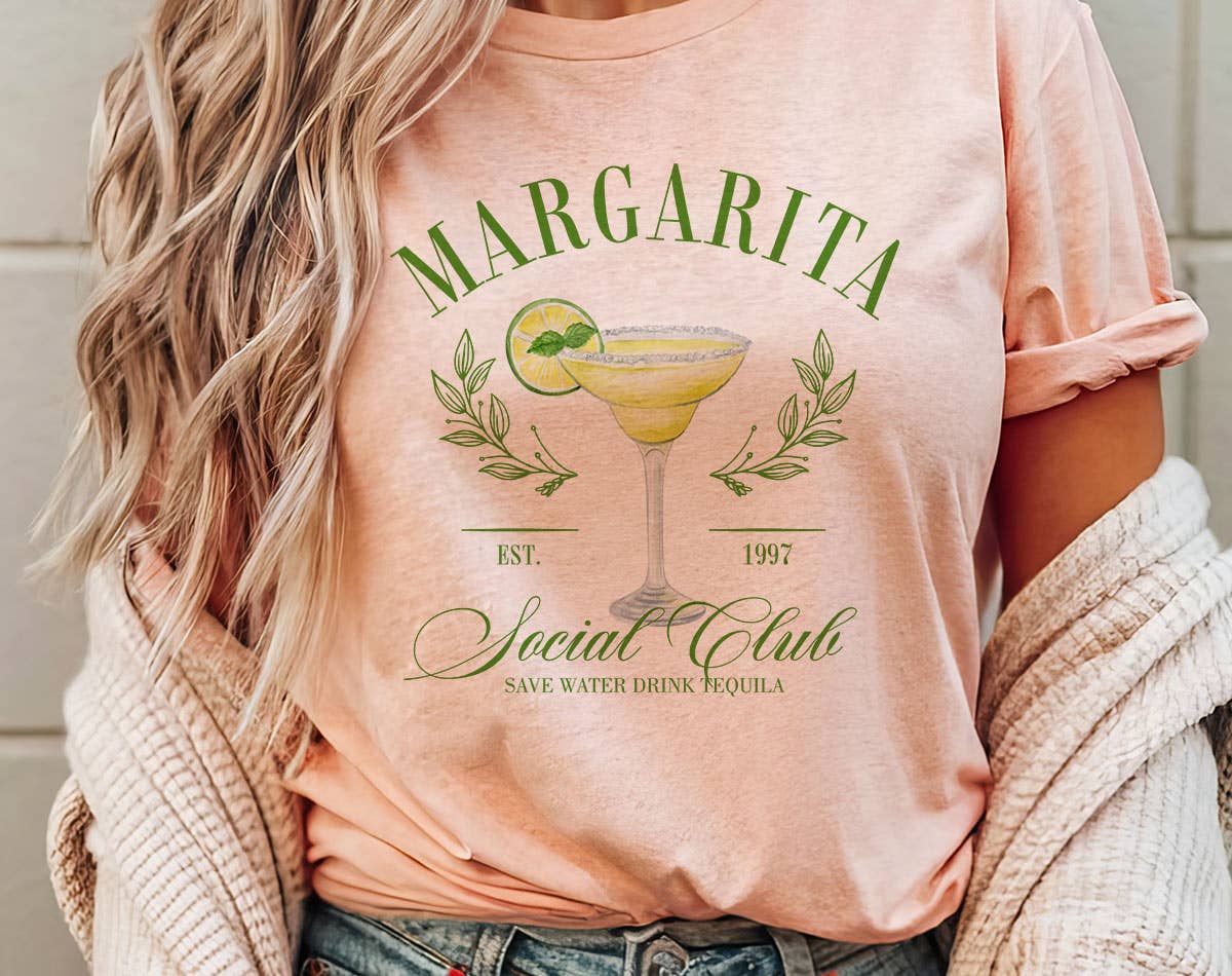 Margarita Social Club -  Cute Cocktail Alcohol T-Shirt