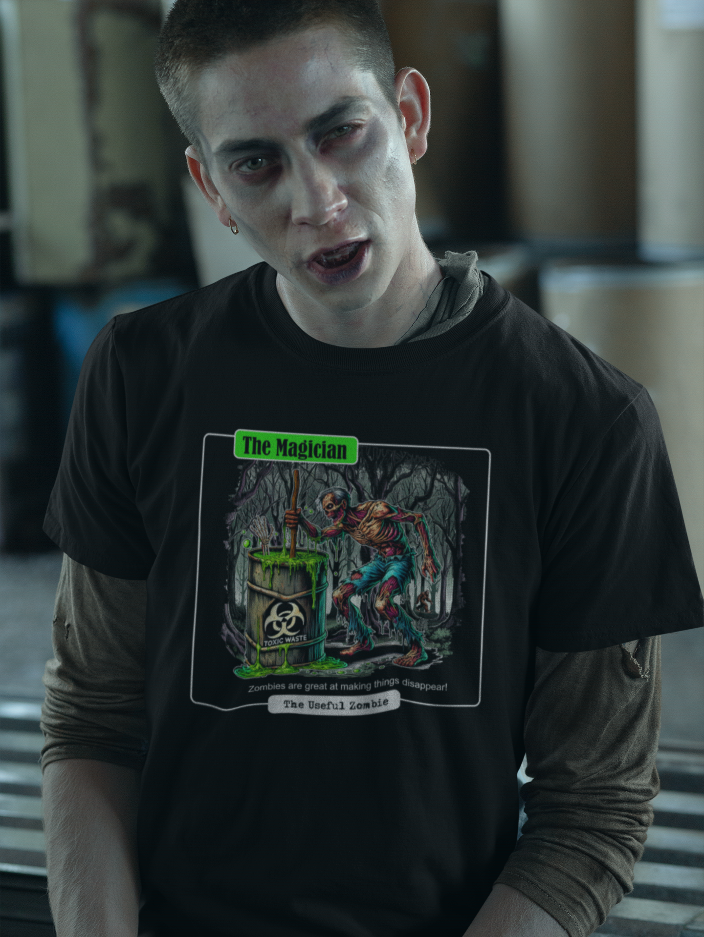 Useful Zombie "Magician" T-Shirt (Black)